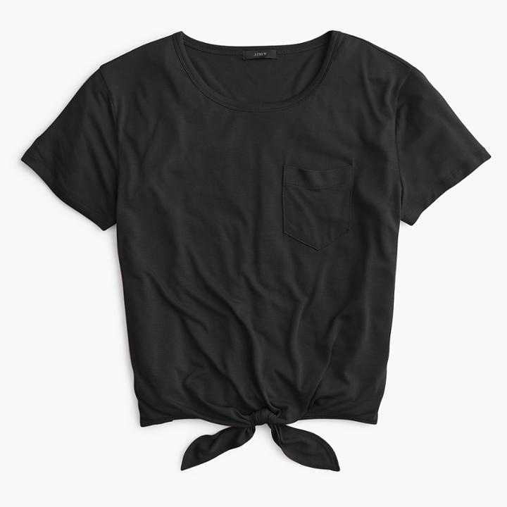 J.Crew Knotted pocket T-shirt