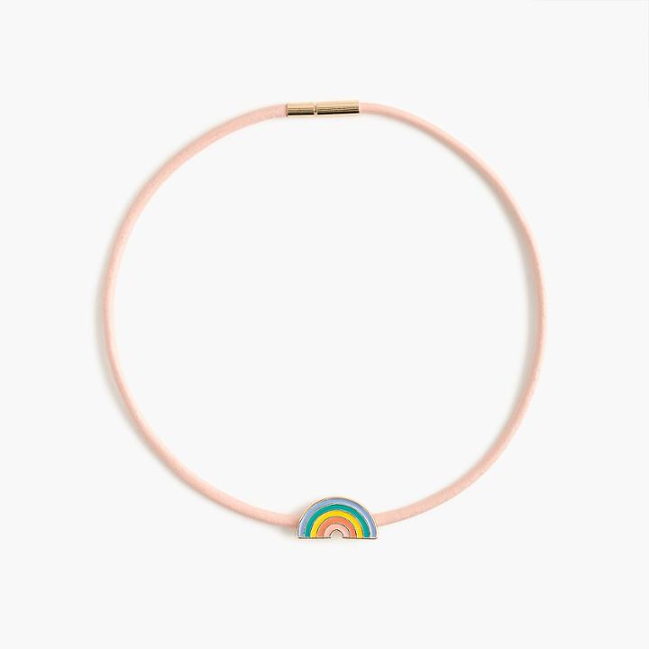 J.Crew Girls' choker necklace with charm