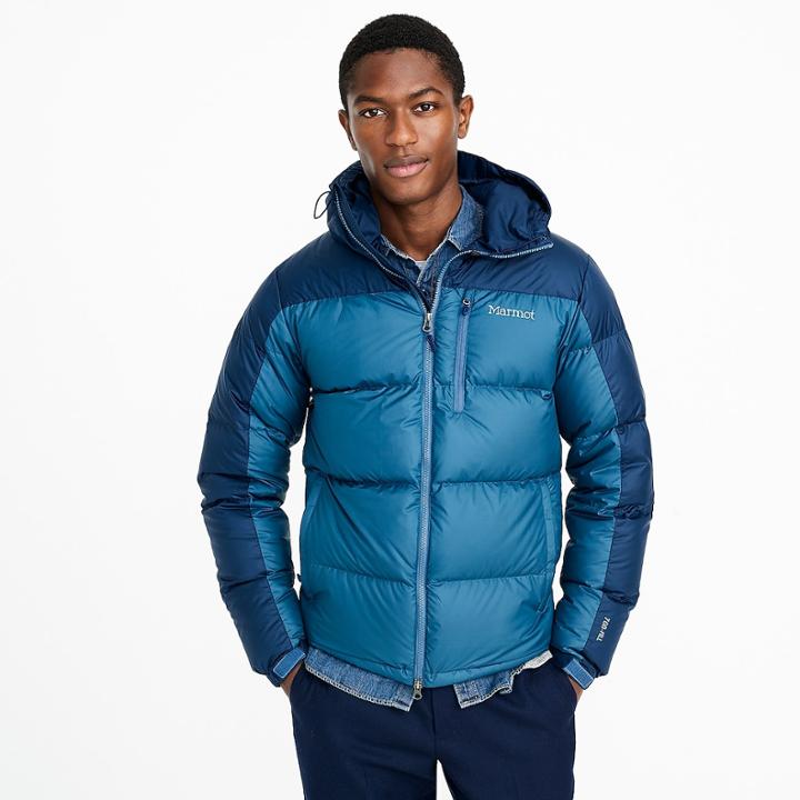 J.Crew Marmot for J.Crew Guides down hoodie