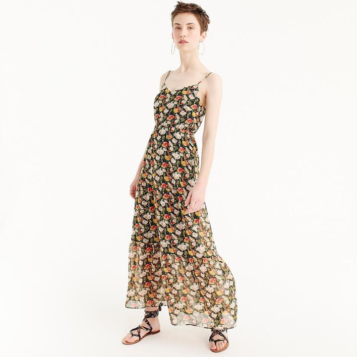 J.Crew J.Crew Mercantile tiered maxi dress in sweet pea floral