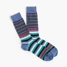 J.Crew White multistripe socks