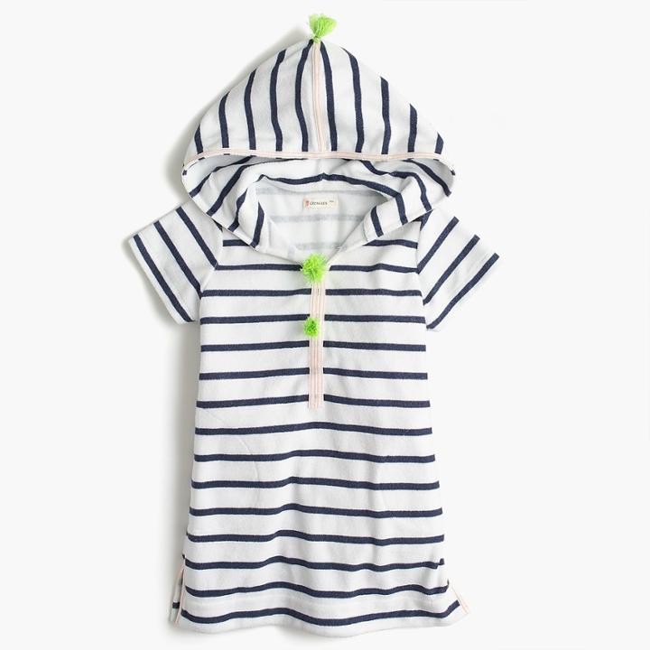 J.Crew Girls' striped hoodie dress