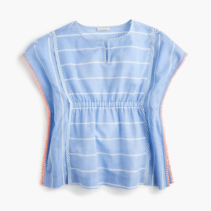 J.Crew Girls' striped beach tunic
