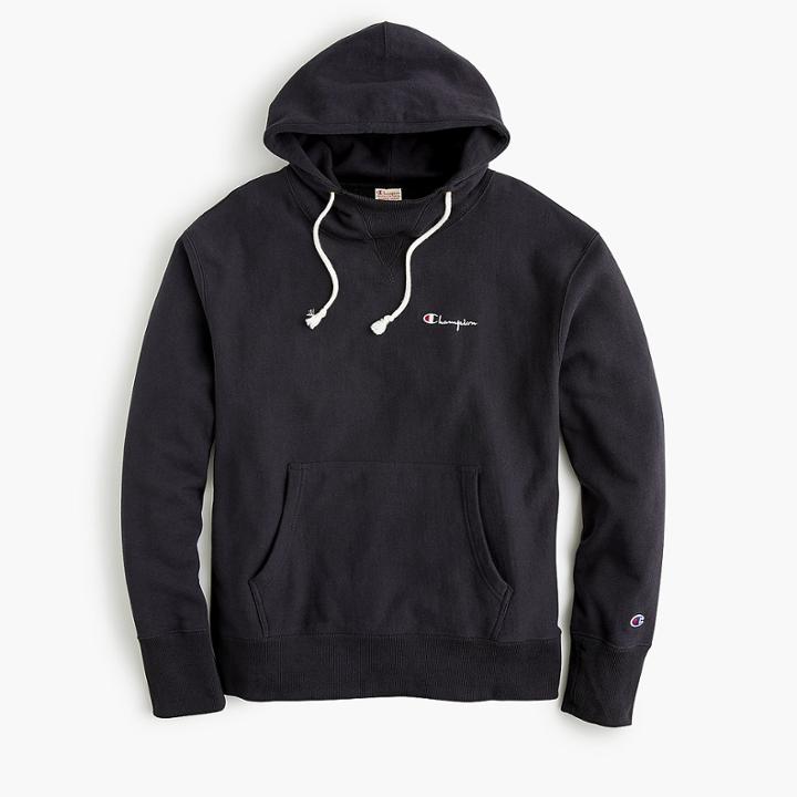 J.Crew Champion deconstructed hoodie