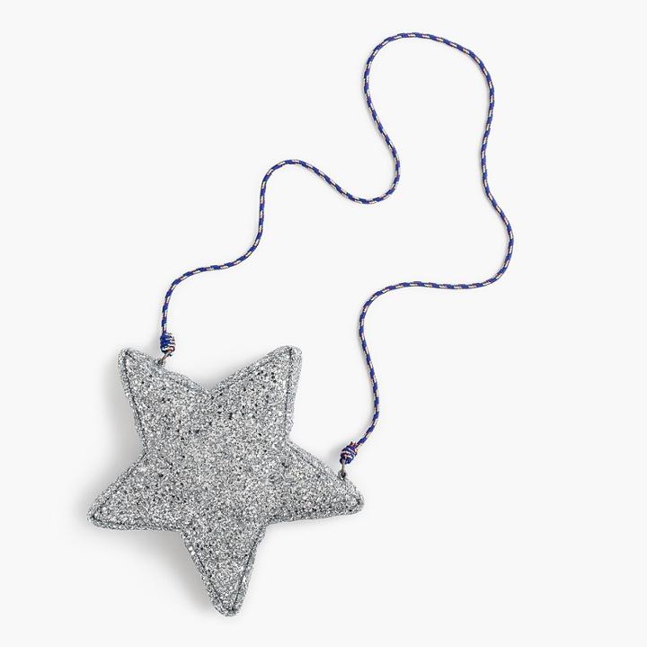 J.Crew Girls' glitter star bag
