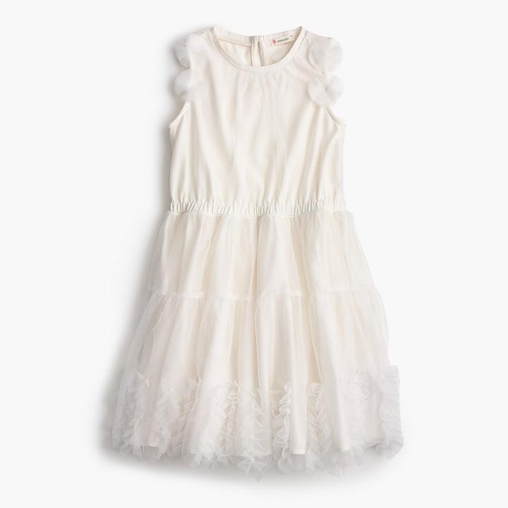 J.Crew Girls' embellished tulle dress