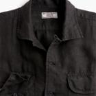 J.Crew Wallace & Barnes camp-collar shirt in black