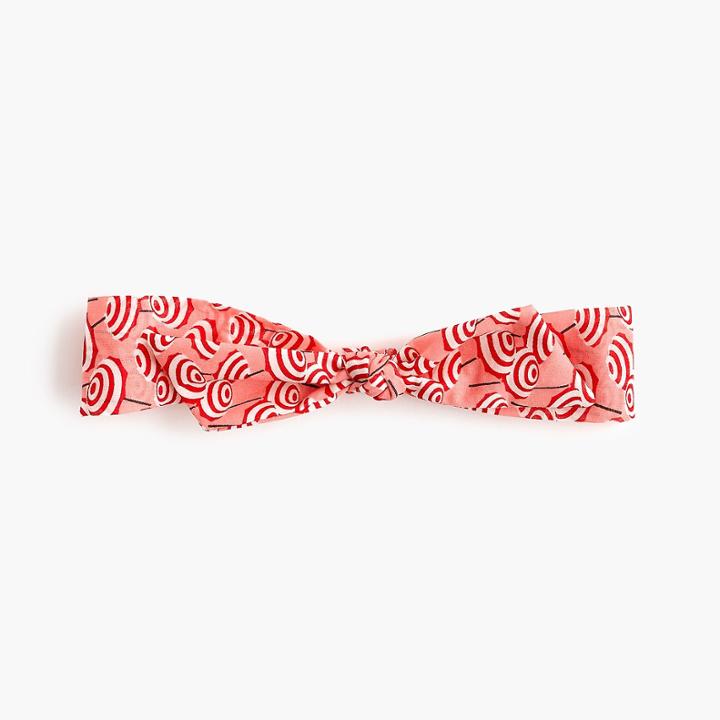 J.Crew Girls' bow-topped fabric headband