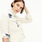 J.Crew Sean Hornbeak for J.Crew white denim jacket with patches