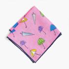 J.Crew Linen pocket square in umbrella print