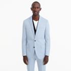 J.Crew Ludlow Slim-fit suit jacket in light blue American wool blend