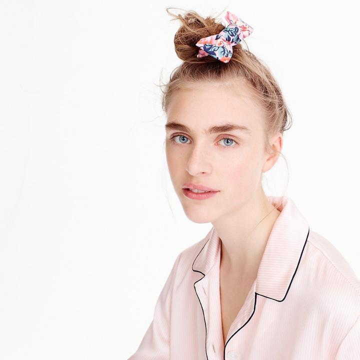 J.Crew Bow hair tie in Liberty floral