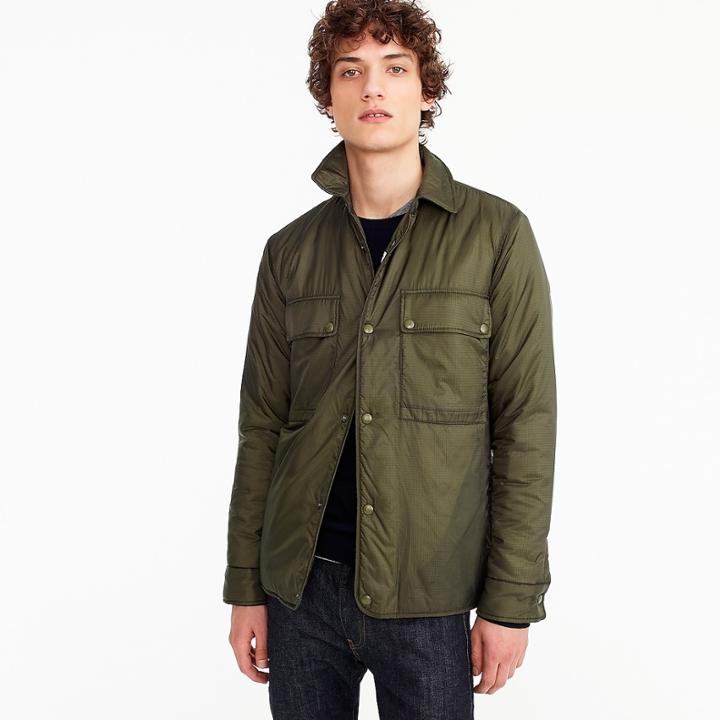 J.Crew Sempach padded cotton jacket