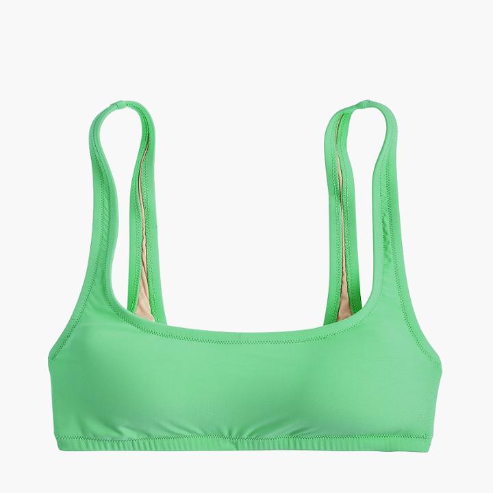 J.Crew Women's 1989 scoopneck bikini top