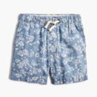 J.Crew Boys' dock short in floral chambray