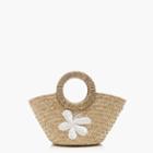 J.Crew Small Ibiza tote with embroidered flowers