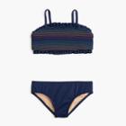 J.Crew Girls' smocked bikini set