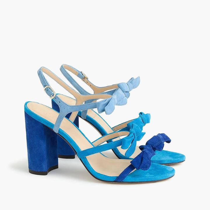 J.Crew Stella bow heels (100mm)