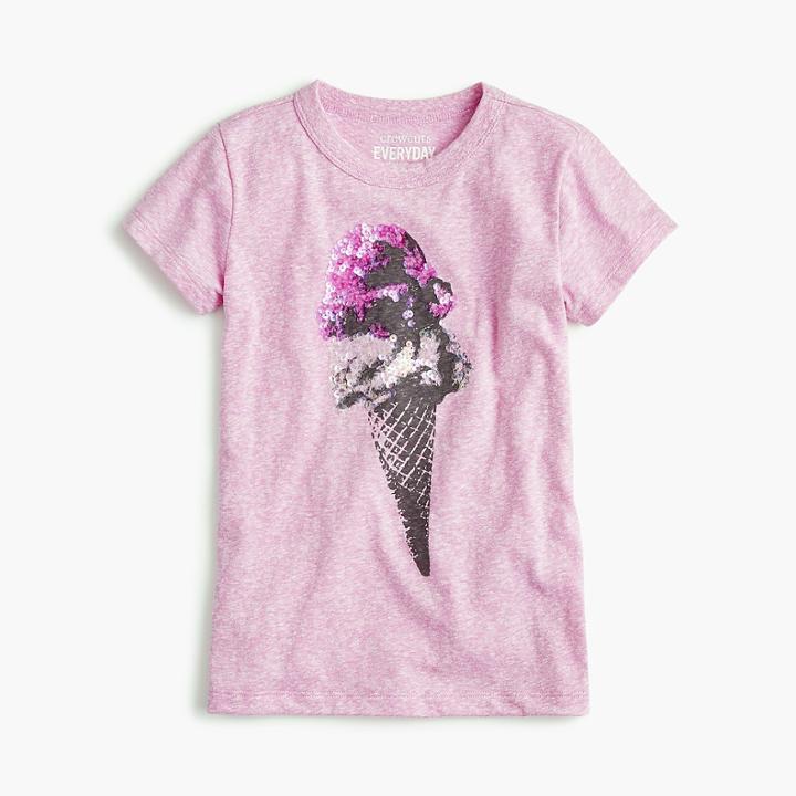J.Crew Girls' ice cream T-shirt