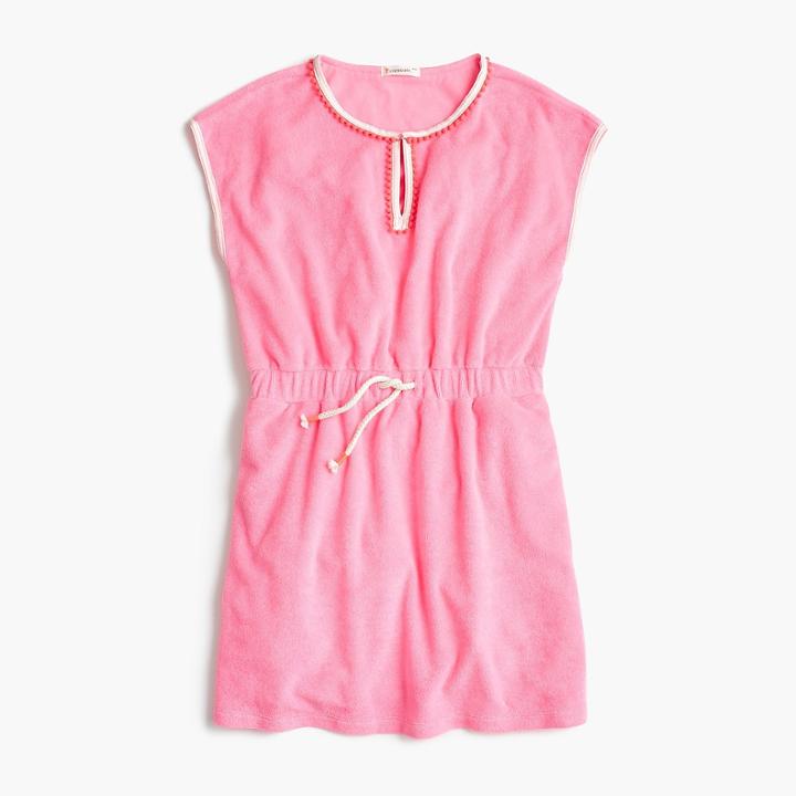 J.Crew Girls' terry pom-pom dress