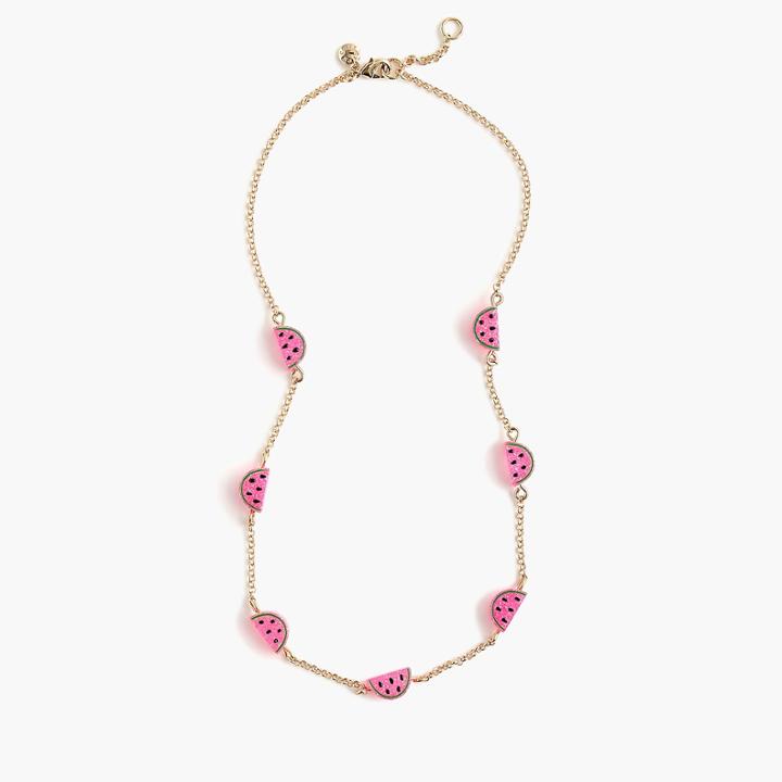 J.Crew Girls' watermelon necklace