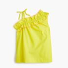 J.Crew Girls' asymmetrical ruffled top