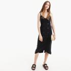 J.Crew Strappy double-breasted dress in Japanese cupro