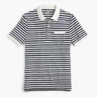 J.Crew Slim stretch piqupolo shirt in stripe