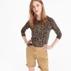 J.Crew Tippi sweater to leopard