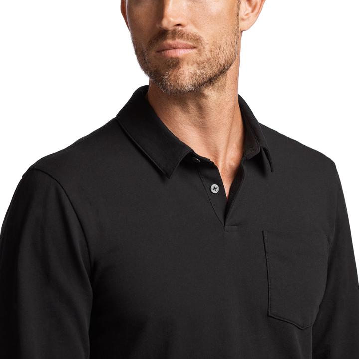 James Perse Lotus Jersey Pocket Polo