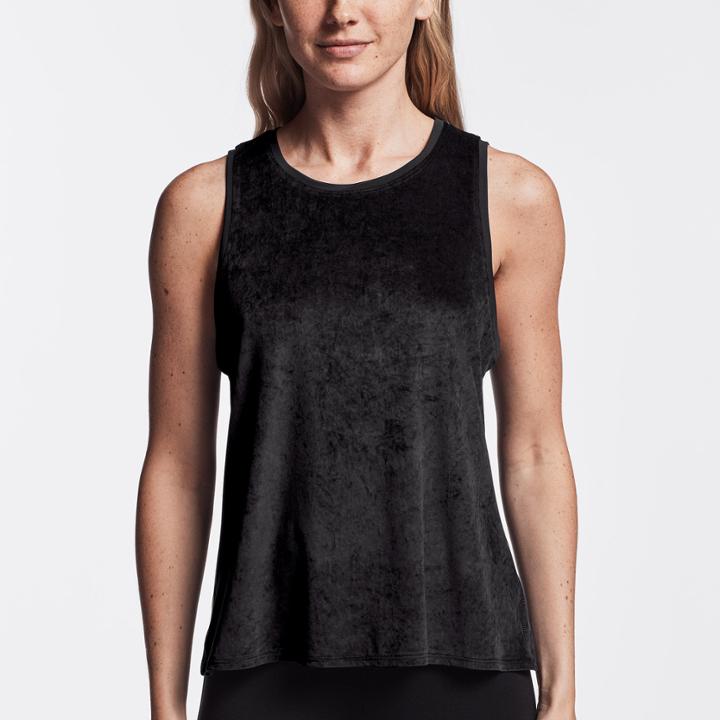 James Perse Velvet A-line Tank