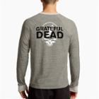 James Perse Grateful Dead Skull Print Striped Raglan