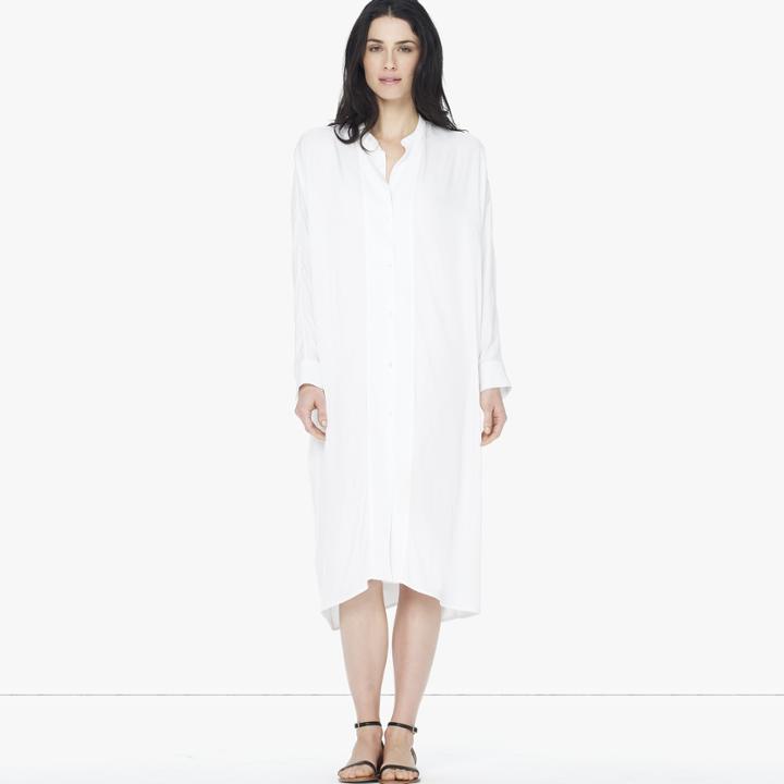 James Perse Oversized Dolman Shirt Dress