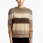 James Perse Mohair Striped Sweater