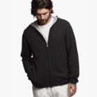 James Perse Cashmere Zip Front Hoodie