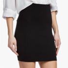 James Perse Melange Rib Mini Skirt