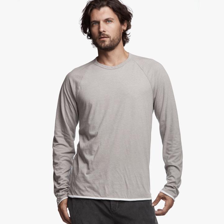 James Perse Doubled Raglan Crew Neck