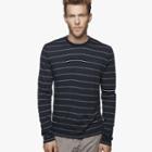 James Perse Washable Wool Striped Jersey Tee