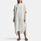 James Perse Linen Hooded Tunic Poncho