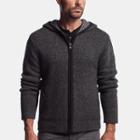 James Perse Wool Blend Double Layer Hoodie
