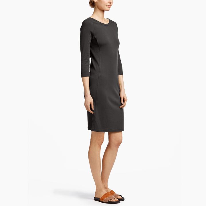 James Perse Cotton Crepe Paneled Dress