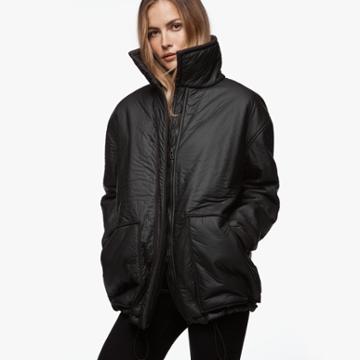 James Perse Quilted Matte Nylon Performance Jacket