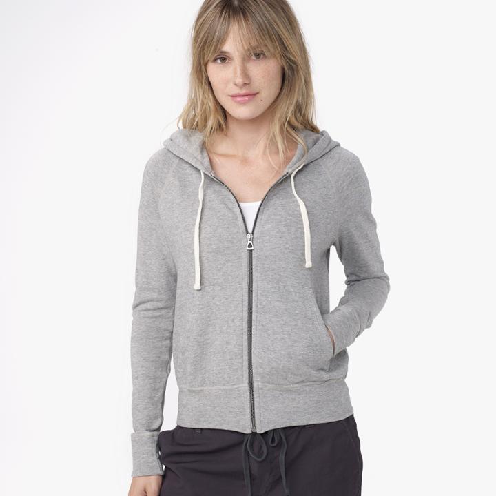 James Perse Vintage Fleece Long Sleeve Hoodie