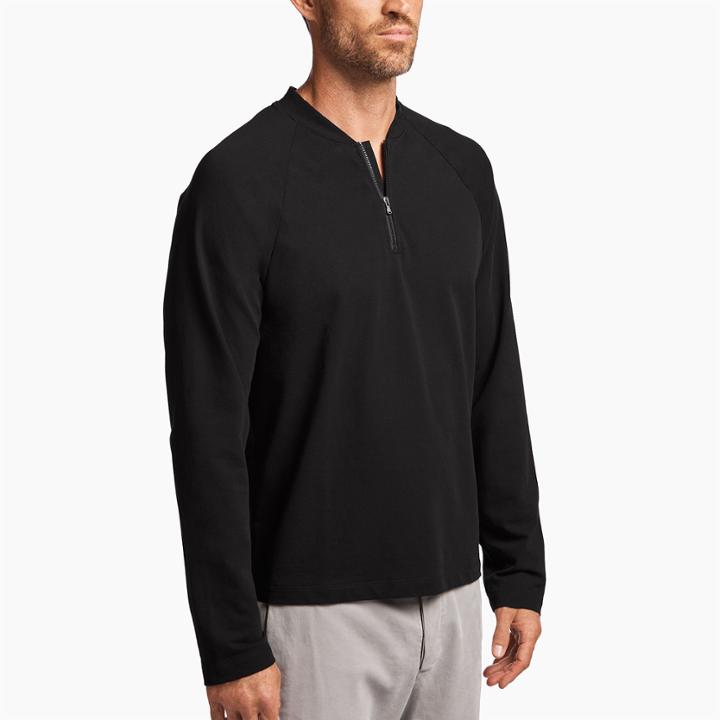 James Perse Lotus Jersey Half-zip Pullover
