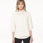 James Perse Oversized Funnel Neck Top