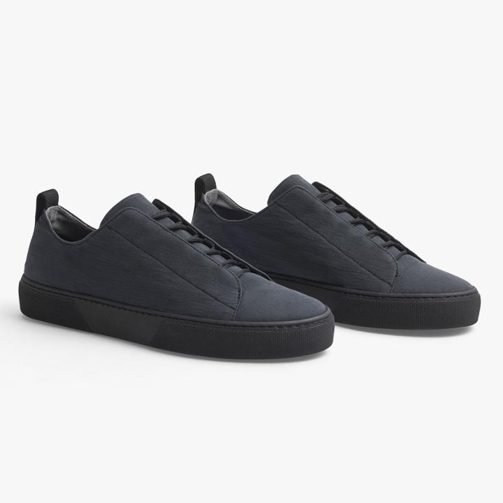 James Perse Solstice Concealed Cotton Lace-up Sneaker - Womens