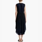 James Perse Pleated Chiffon Dress