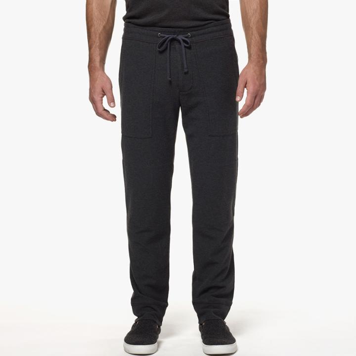 James Perse Heathered Knit Twill Sweatpant