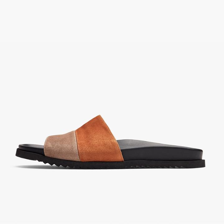 James Perse Calabasas Colorblock Slide