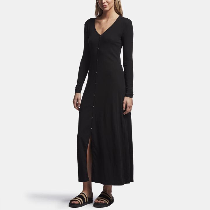 James Perse Ribbed Cardigan Dress